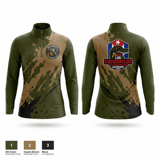 Quarter Zip Jacket, Los Cocodrilos, Men's Lacrosse, Teamtime, Team time, sublimation, custom sports apparel, team uniforms, spirit wear, spiritwear, sports uniforms, custom shirts, team store, custom team store, fundraiser sports, apparel fundraiser