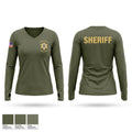 Obion County Sheriff's Office Women's Long Sleeve V-neck Shirt - 1