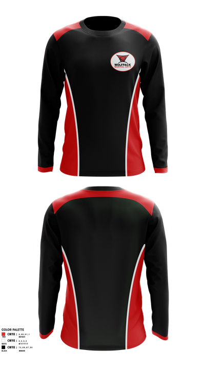 Wolfpack Martial Arts Long Sleeve Performance Shirt - 3