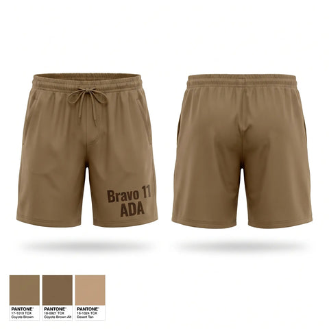 Athletic Shorts With Pockets, Bravo 1-1 ADA, Army, Teamtime, Team time, sublimation, custom sports apparel, team uniforms, spirit wear, spiritwear, sports uniforms, custom shirts, team store, custom team store, fundraiser sports, apparel fundraiser