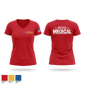MedStar Solutions Women's Short Sleeve V-neck Shirt - 1
