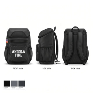 Gear Bag, Angola Fire, Fire Department, Teamtime, Team time, sublimation, custom sports apparel, team uniforms, spirit wear, spiritwear, sports uniforms, custom shirts, team store, custom team store, fundraiser sports, apparel fundraiser