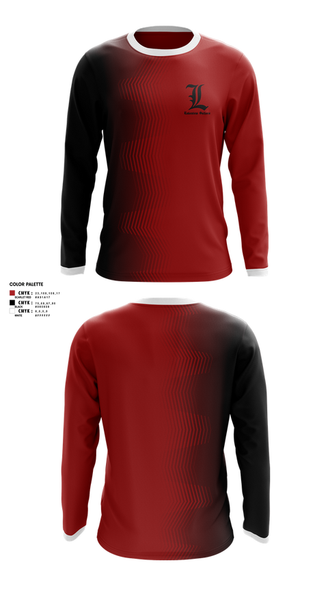Long Sleeve Performance Shirt, Lakeview Sailors, Baseball, Teamtime, Team time, sublimation, custom sports apparel, team uniforms, spirit wear, spiritwear, sports uniforms, custom shirts, team store, custom team store, fundraiser sports, apparel fundraiser