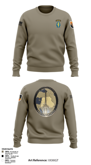 Crew Neck Sweatshirt, 5th Special Forces Group, , Teamtime, Team time, sublimation, custom sports apparel, team uniforms, spirit wear, spiritwear, sports uniforms, custom shirts, team store, custom team store, fundraiser sports, apparel fundraiser