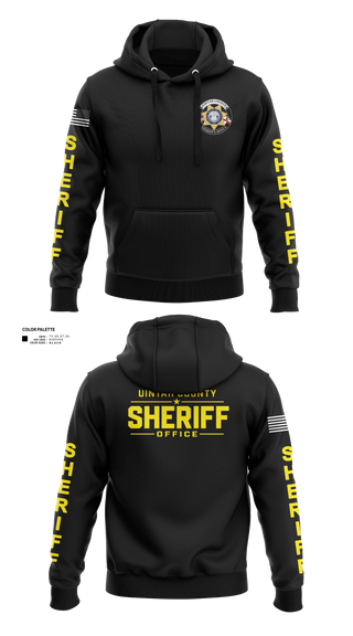 Hoodie, Uintah County Sheriffs Office, Police, Teamtime, Team time, sublimation, custom sports apparel, team uniforms, spirit wear, spiritwear, sports uniforms, custom shirts, team store, custom team store, fundraiser sports, apparel fundraiser