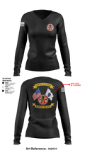 HHC 151st RSG 63690078 Women's Long Sleeve V-neck Shirt - 6