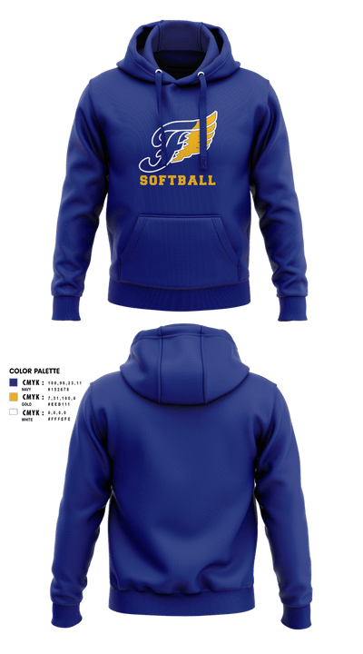 Fluvanna Middle School Softball 32439267 Hoodie - 6