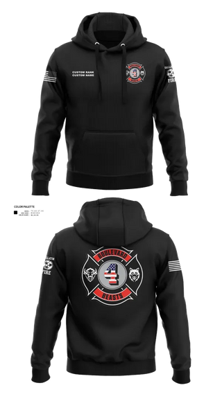 Hoodie, Gallatin Fire Department Station 4, Fire Department, Teamtime, Team time, sublimation, custom sports apparel, team uniforms, spirit wear, spiritwear, sports uniforms, custom shirts, team store, custom team store, fundraiser sports, apparel fundraiser