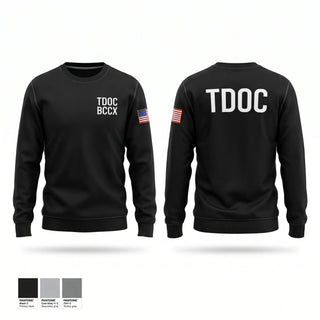 Crew Neck Sweatshirt, TDOC BCCX, Police, Teamtime, Team time, sublimation, custom sports apparel, team uniforms, spirit wear, spiritwear, sports uniforms, custom shirts, team store, custom team store, fundraiser sports, apparel fundraiser