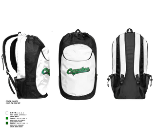 Gear Bag, Carrabec Cobra'sCarrabec highschool, Baseball, Teamtime, Team time, sublimation, custom sports apparel, team uniforms, spirit wear, spiritwear, sports uniforms, custom shirts, team store, custom team store, fundraiser sports, apparel fundraiser