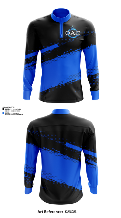 OA Cheerleading 58785935 Quarter Zip Jacket - 1