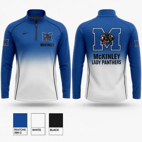 Quarter Zip Jacket, McKinley, Men's Basketball, Teamtime, Team time, sublimation, custom sports apparel, team uniforms, spirit wear, spiritwear, sports uniforms, custom shirts, team store, custom team store, fundraiser sports, apparel fundraiser