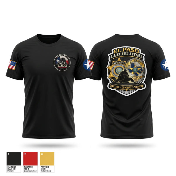 Old School Cotton Feel Shirt, El Paso, Police, Teamtime, Team time, sublimation, custom sports apparel, team uniforms, spirit wear, spiritwear, sports uniforms, custom shirts, team store, custom team store, fundraiser sports, apparel fundraiser