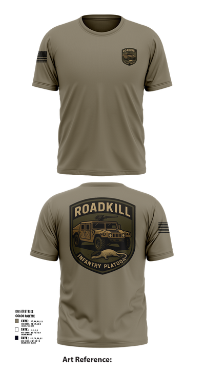 ROADKILL 33867303 Short Sleeve Performance Shirt - 102