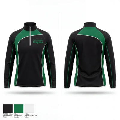 Taylor Allderdice Dragons 3922669 Quarter Zip Jacket - 1