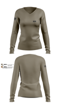 31K 16297588 Women's Long Sleeve V-neck Shirt - 1