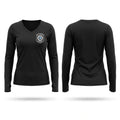 Hazmat Emergency Response Unit Women's Long Sleeve V-neck Shirt - 1