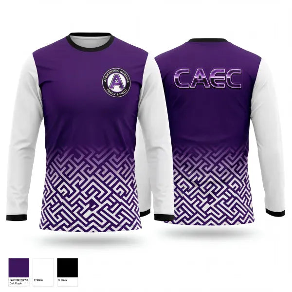 Long Sleeve Performance Shirt, CAEC Africentric Nubians, Track & Field, Teamtime, Team time, sublimation, custom sports apparel, team uniforms, spirit wear, spiritwear, sports uniforms, custom shirts, team store, custom team store, fundraiser sports, apparel fundraiser