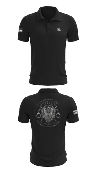 Short Sleeve Performance Polo, NIPAS Arrest Team, Police, Teamtime, Team time, sublimation, custom sports apparel, team uniforms, spirit wear, spiritwear, sports uniforms, custom shirts, team store, custom team store, fundraiser sports, apparel fundraiser