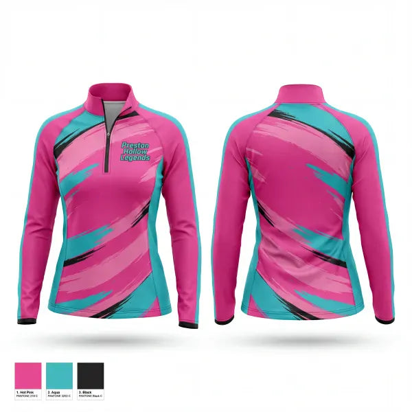 Quarter Zip Jacket, Preston Hollow Legends, Softball, Teamtime, Team time, sublimation, custom sports apparel, team uniforms, spirit wear, spiritwear, sports uniforms, custom shirts, team store, custom team store, fundraiser sports, apparel fundraiser