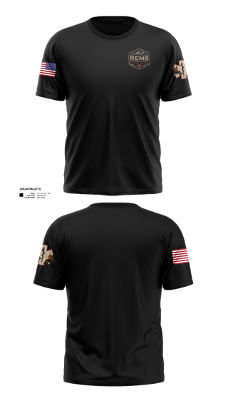 Old School Cotton Feel Shirt, Rapid Emergency Management, EMS/EMT, Teamtime, Team time, sublimation, custom sports apparel, team uniforms, spirit wear, spiritwear, sports uniforms, custom shirts, team store, custom team store, fundraiser sports, apparel fundraiser