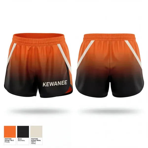 Womens Shorts, Kewanee, Women's Basketball, Teamtime, Team time, sublimation, custom sports apparel, team uniforms, spirit wear, spiritwear, sports uniforms, custom shirts, team store, custom team store, fundraiser sports, apparel fundraiser