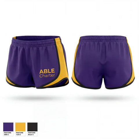 Womens Shorts, ABLE Charter, Men's Volleyball, Teamtime, Team time, sublimation, custom sports apparel, team uniforms, spirit wear, spiritwear, sports uniforms, custom shirts, team store, custom team store, fundraiser sports, apparel fundraiser