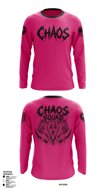 Chaos squad Long Sleeve Performance Shirt - 6