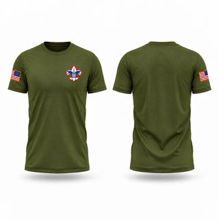 Old School Cotton Feel Shirt, Boy scouts of America, Police, Teamtime, Team time, sublimation, custom sports apparel, team uniforms, spirit wear, spiritwear, sports uniforms, custom shirts, team store, custom team store, fundraiser sports, apparel fundraiser