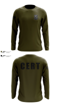 Chester County Prison Emergency Response Team CERT Long Sleeve Performance Shirt - 11
