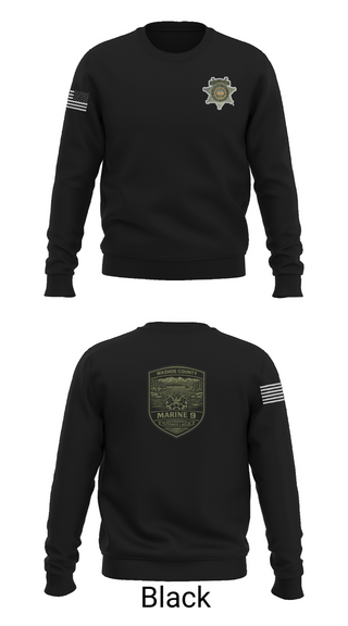 Crew Neck Sweatshirt, Marine9, Police, Teamtime, Team time, sublimation, custom sports apparel, team uniforms, spirit wear, spiritwear, sports uniforms, custom shirts, team store, custom team store, fundraiser sports, apparel fundraiser