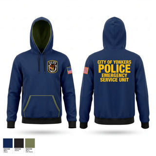 Hoodie, Yonkers Police Emergency Services Unit, Police, Teamtime, Team time, sublimation, custom sports apparel, team uniforms, spirit wear, spiritwear, sports uniforms, custom shirts, team store, custom team store, fundraiser sports, apparel fundraiser