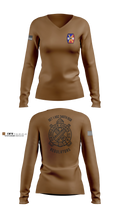 DET 1 HSC 340TH BSB 67700154 Women's Long Sleeve V-neck Shirt - 101