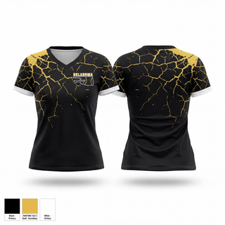 Womens Short Sleeve Vneck Shirt, Oklahoma dirtbags, Baseball, Teamtime, Team time, sublimation, custom sports apparel, team uniforms, spirit wear, spiritwear, sports uniforms, custom shirts, team store, custom team store, fundraiser sports, apparel fundraiser