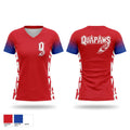 Quapaws Women's Short Sleeve V-neck Shirt - 1