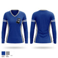 Wilkinsburg Twerps 64845238 Women's Long Sleeve V-neck Shirt - 1