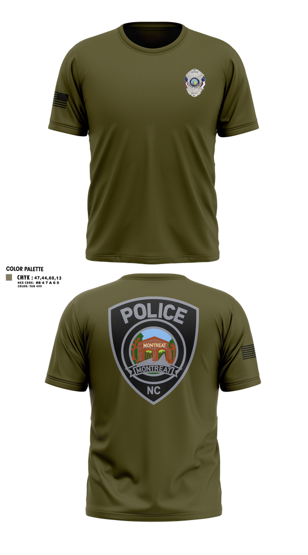 Short Sleeve Performance Shirt, Montreat Police Department, Police, Teamtime, Team time, sublimation, custom sports apparel, team uniforms, spirit wear, spiritwear, sports uniforms, custom shirts, team store, custom team store, fundraiser sports, apparel fundraiser