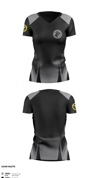 Womens Short Sleeve Vneck Shirt, TEKKIKAN, , Teamtime, Team time, sublimation, custom sports apparel, team uniforms, spirit wear, spiritwear, sports uniforms, custom shirts, team store, custom team store, fundraiser sports, apparel fundraiser