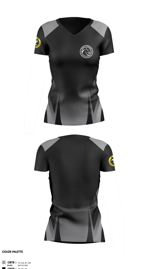 Womens Short Sleeve Vneck Shirt, TEKKIKAN, , Teamtime, Team time, sublimation, custom sports apparel, team uniforms, spirit wear, spiritwear, sports uniforms, custom shirts, team store, custom team store, fundraiser sports, apparel fundraiser