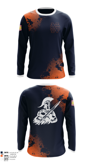 Long Sleeve Performance Shirt, Spartans, Cross Country, Teamtime, Team time, sublimation, custom sports apparel, team uniforms, spirit wear, spiritwear, sports uniforms, custom shirts, team store, custom team store, fundraiser sports, apparel fundraiser