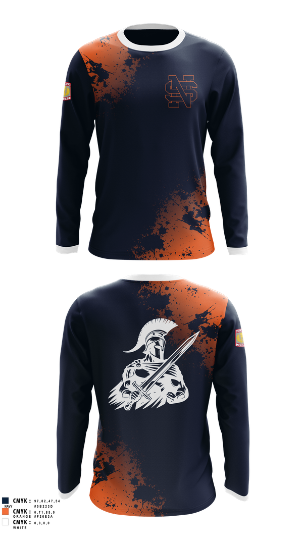Long Sleeve Performance Shirt, Spartans, Cross Country, Teamtime, Team time, sublimation, custom sports apparel, team uniforms, spirit wear, spiritwear, sports uniforms, custom shirts, team store, custom team store, fundraiser sports, apparel fundraiser