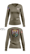 175th MRBC 2368764 Women's Long Sleeve V-neck Shirt - 23