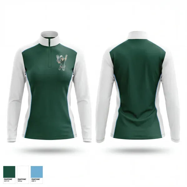 Quarter Zip Jacket, Turrentine Middle School Tennis, Tennis, Teamtime, Team time, sublimation, custom sports apparel, team uniforms, spirit wear, spiritwear, sports uniforms, custom shirts, team store, custom team store, fundraiser sports, apparel fundraiser