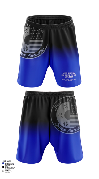 Athletic Shorts With Pockets, Mansfield Martial Arts Center, , Teamtime, Team time, sublimation, custom sports apparel, team uniforms, spirit wear, spiritwear, sports uniforms, custom shirts, team store, custom team store, fundraiser sports, apparel fundraiser