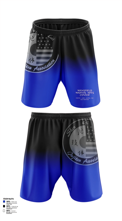Mansfield Martial Arts Center Athletic Shorts With Pockets - 34