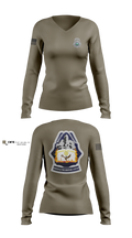 Asheville Fire Marshal’s Office 52351763 Women's Long Sleeve V-neck Shirt - 3