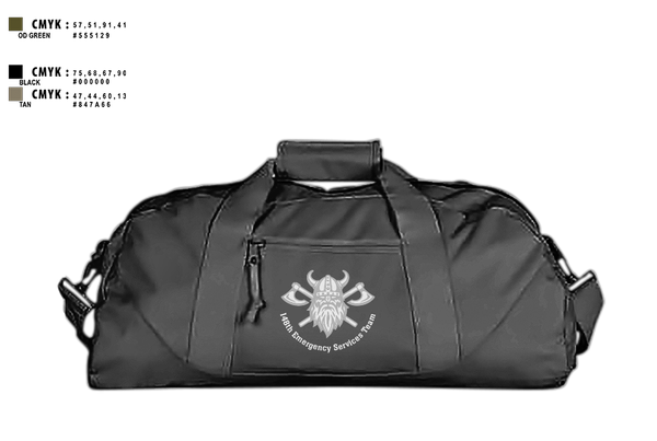 Duffle Bag, 148th E.S.T., Police, Teamtime, Team time, sublimation, custom sports apparel, team uniforms, spirit wear, spiritwear, sports uniforms, custom shirts, team store, custom team store, fundraiser sports, apparel fundraiser