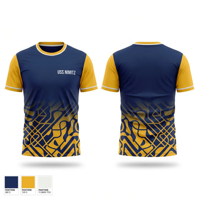 USS NIMITZ Short Sleeve Performance Shirt - 1