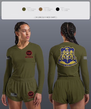 Womens Long Sleeve Vneck Shirt, HHC 2/108 IN, , Teamtime, Team time, sublimation, custom sports apparel, team uniforms, spirit wear, spiritwear, sports uniforms, custom shirts, team store, custom team store, fundraiser sports, apparel fundraiser