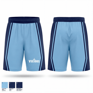 Athletic Shorts With Pockets, Victors, Men's Basketball, Teamtime, Team time, sublimation, custom sports apparel, team uniforms, spirit wear, spiritwear, sports uniforms, custom shirts, team store, custom team store, fundraiser sports, apparel fundraiser